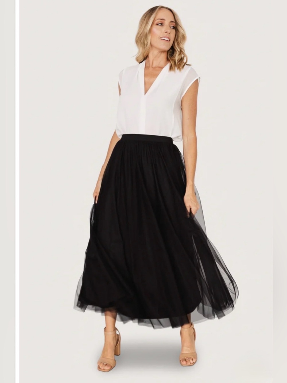NWT Baltic Born Mila Tulle Skirt - black - large - Picture 2 of 5